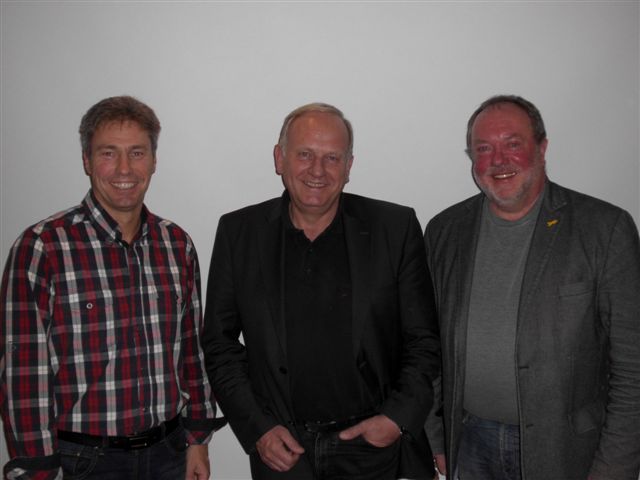 CDU Stadtverbandsvorsitzender Stefan Sorge, MdL Lutz Winkelmann, CDU Kreisvorsitzender Gerd Engel