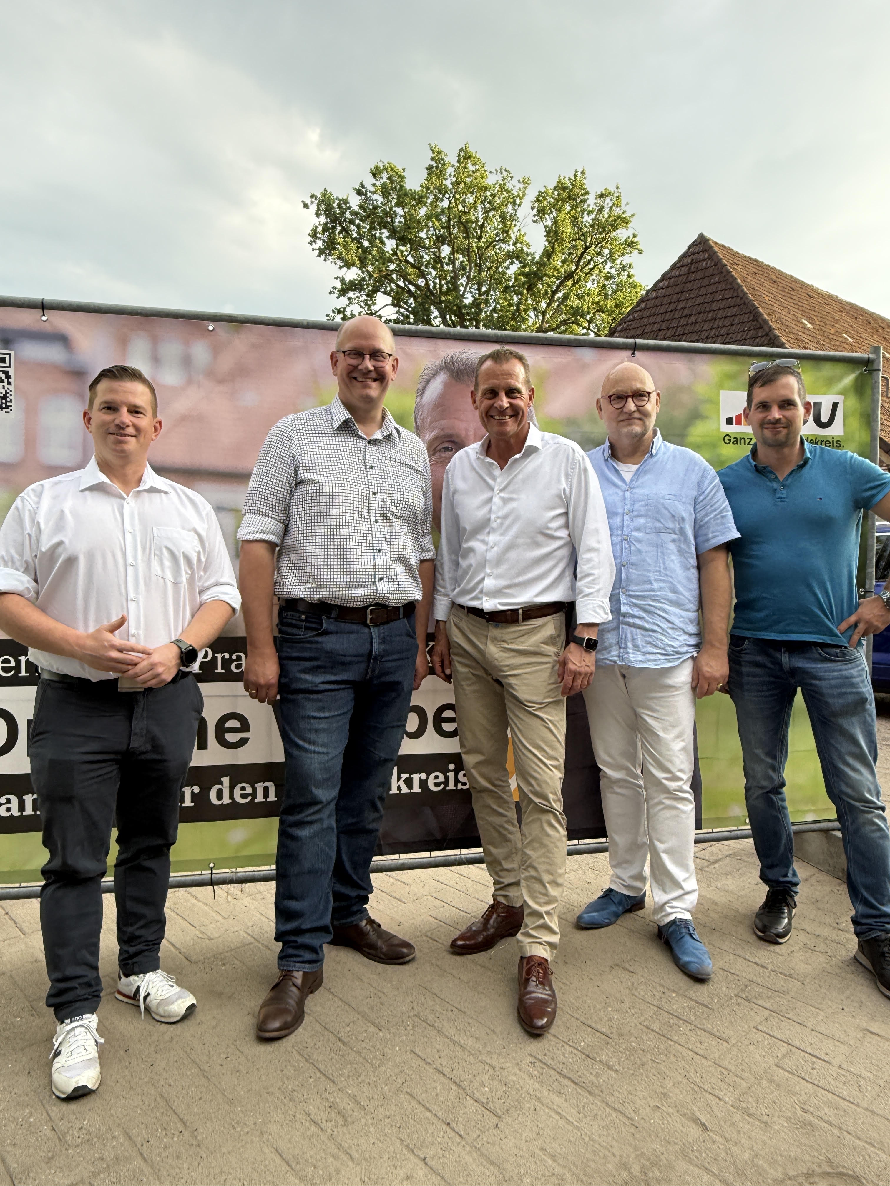 Ren� Buchterkirchen,  Marco Mohrmann, Dr. Arne Wieben, Christopf Bohnsack, Jens-Manfred Scholz